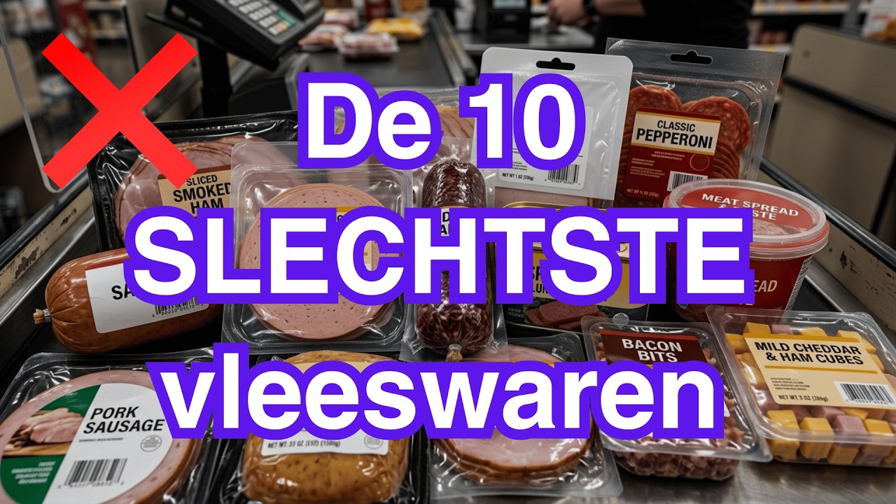 Schrap deze 10 VLEESWAREN direct van je boodschappenlijst