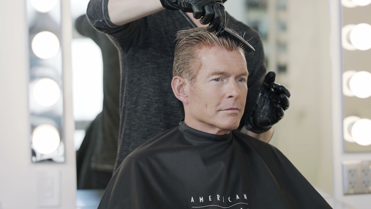 American Crew Precision Blend Blanketing technique