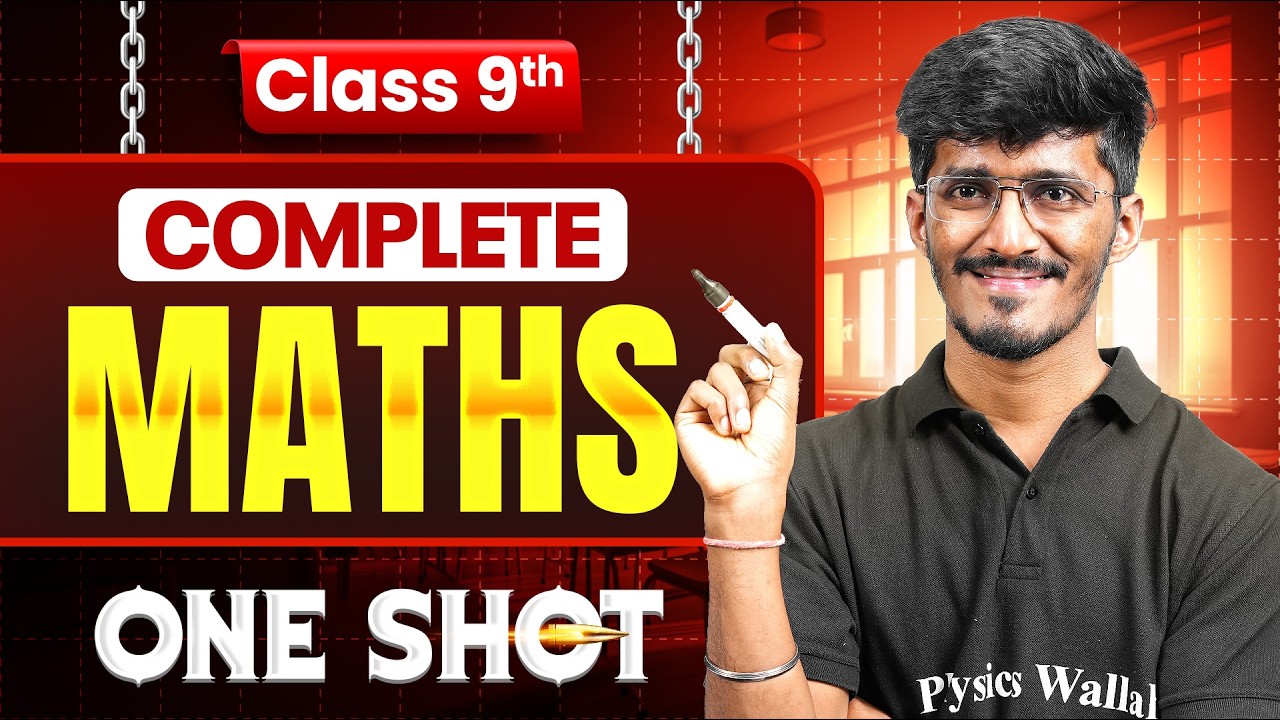 Complete Class 9th MATHS In One Shot | All CHAPTERS Rapid Revision 🔥