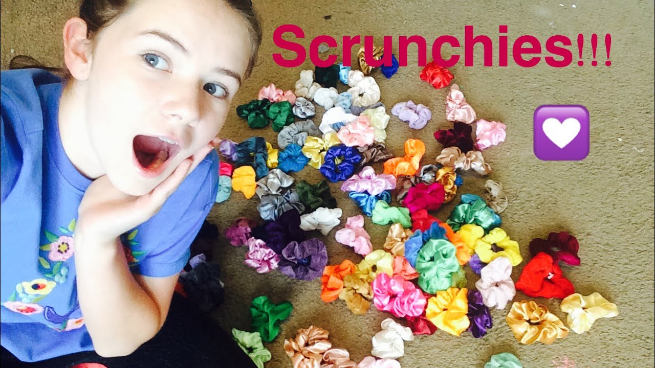My Massive Scrunchie Collection!!