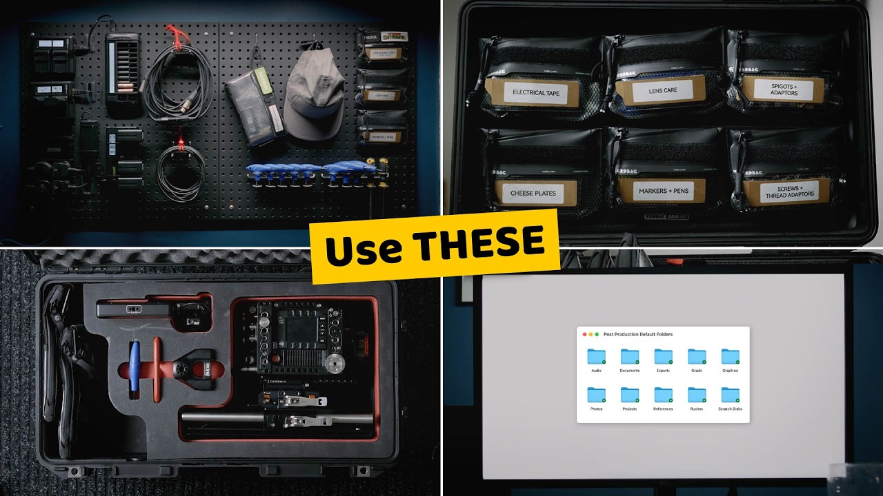 Filmmaker Hacks: 7 Ways Industry Pros Organise Gear & Projects to Save Hours!