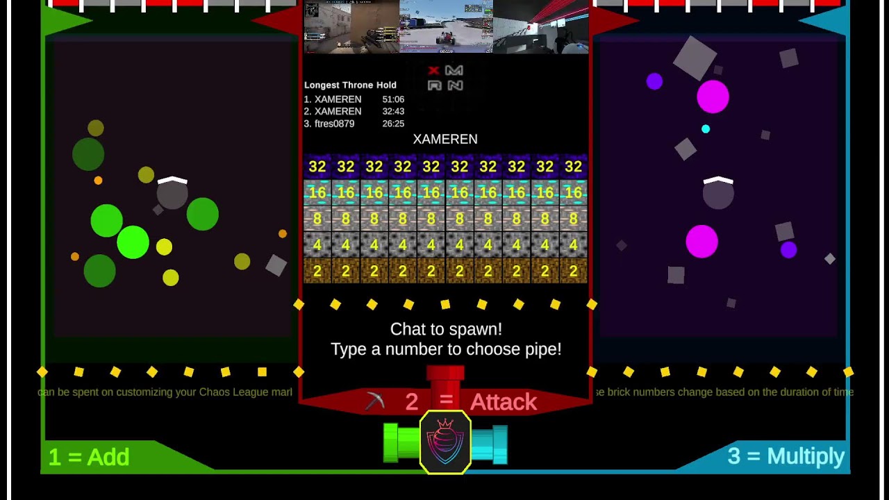 Chaos League Live - An Interactive Chat Game