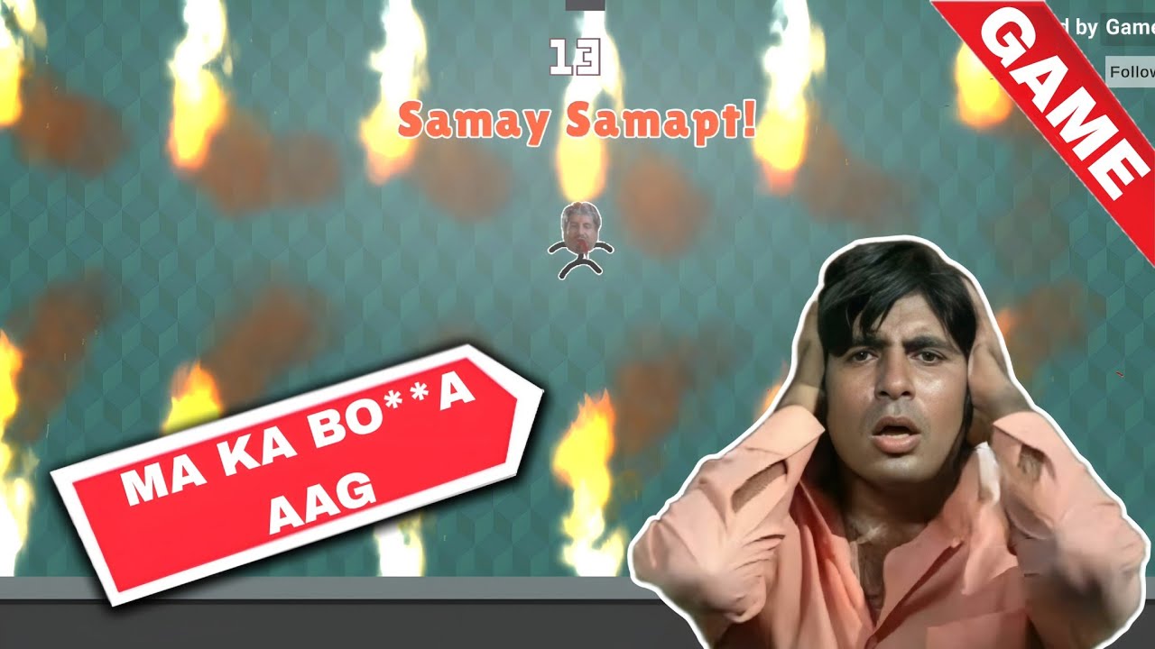 Amitabh bacchan viral game Aag Ma Ka BO**A || 🤣  how to download 🤯