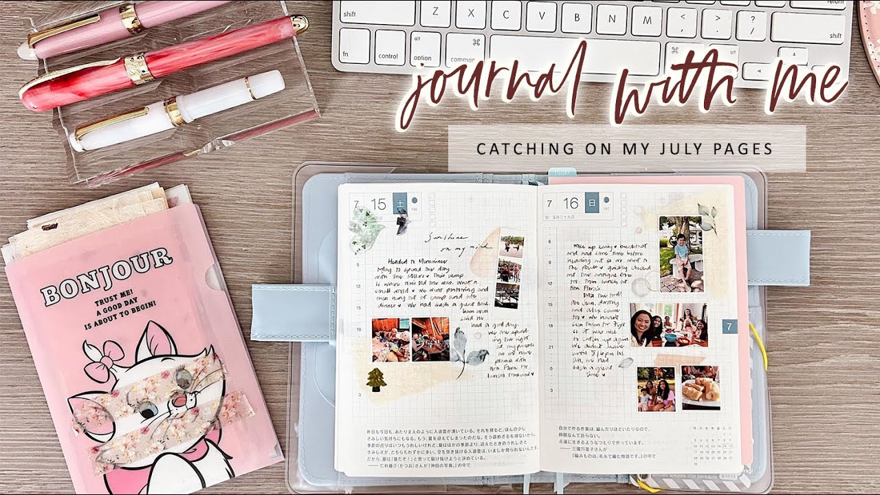 MEMORY KEEP WITH ME - JULY SPREADS | HOBONICHI TECHO A6 | Charmaine Dulak
