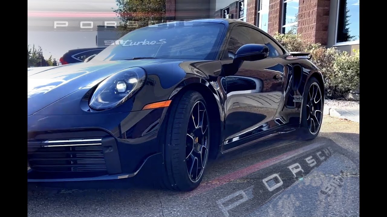 2022 POSCHE 911 turbo S part 2, full PPF | basic and efficient PPF application method on bumper