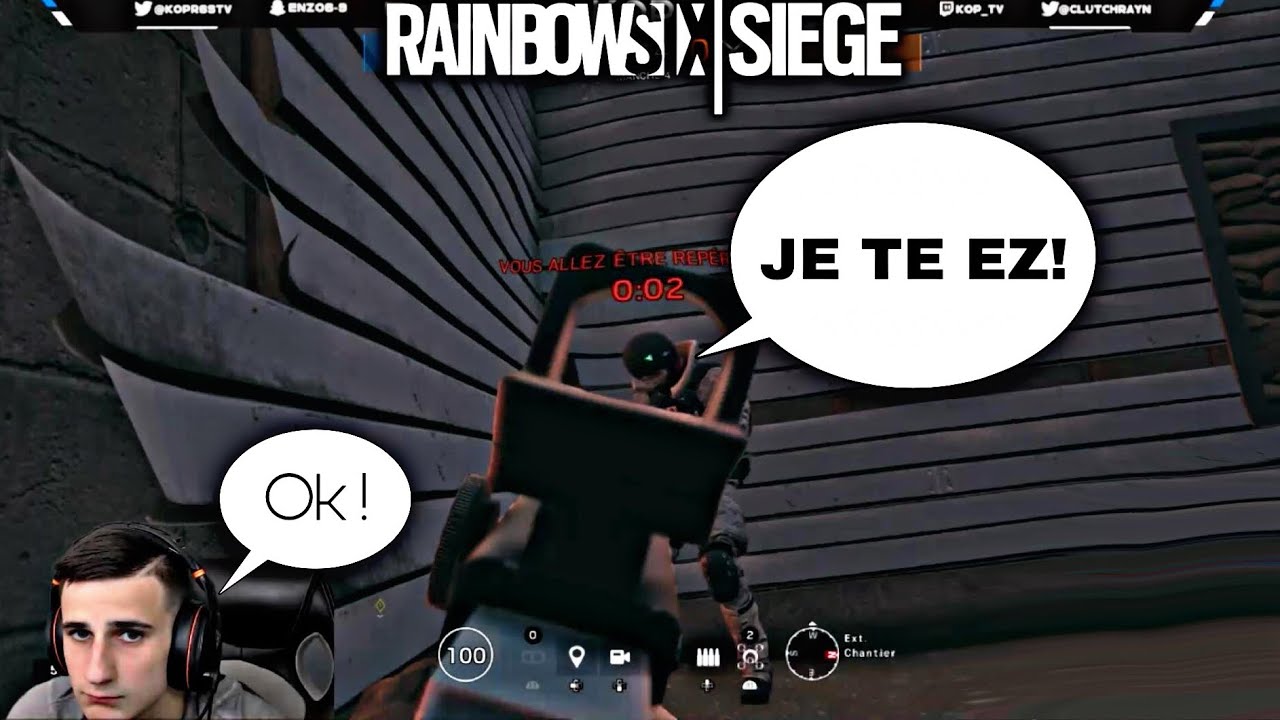 IL ME PROVOQUE,HUMILIÉ  IL RAGE QUITTE! - Rainbow Six Siege