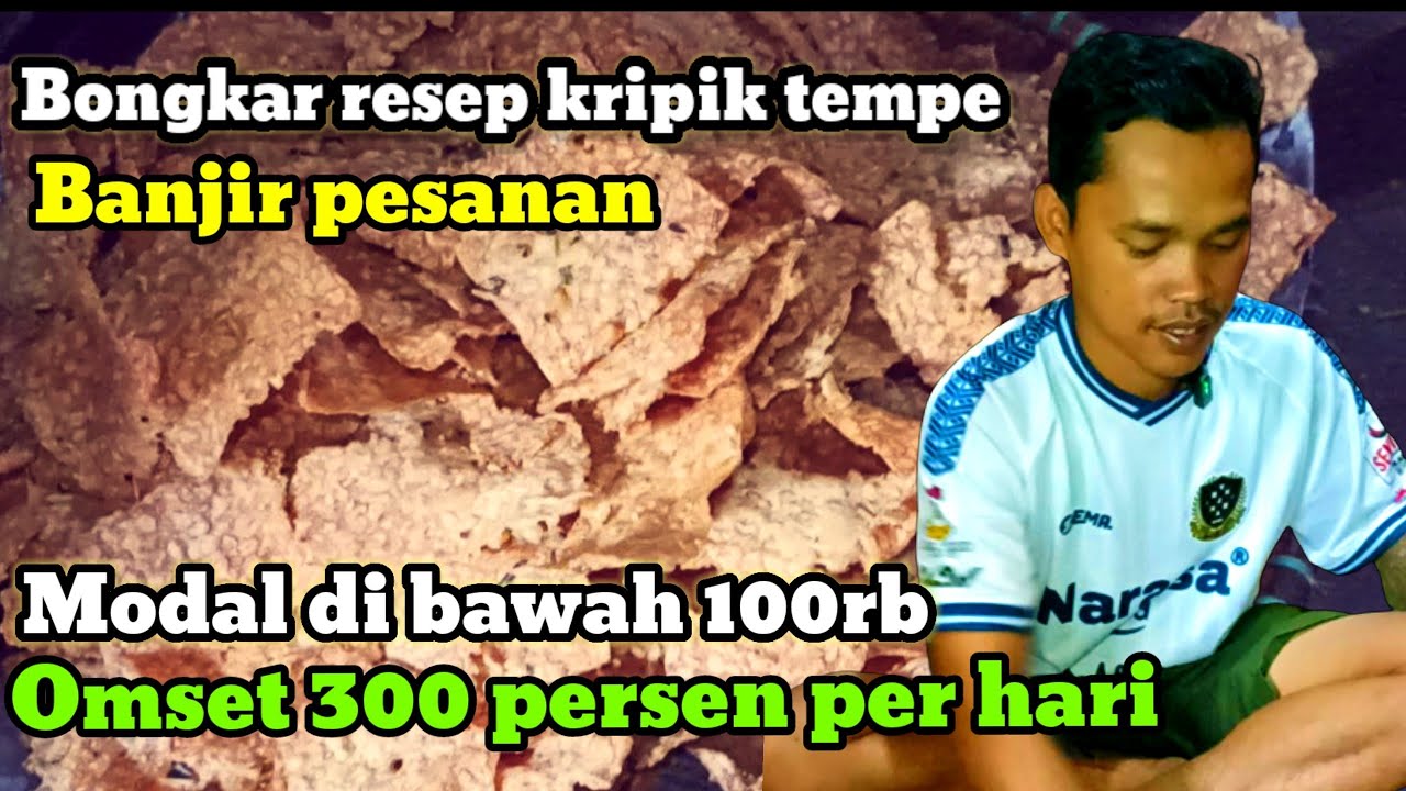 berawal dari iseng!! usaha kripik tempe sampe banjir orderan , omset 300 persen perhari!!