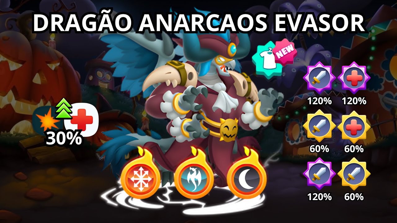 🌹TESTE SKIN🌹DRAGÃO ANARCAOS EVASOR✅ EVENTO COLEÇÃO✅