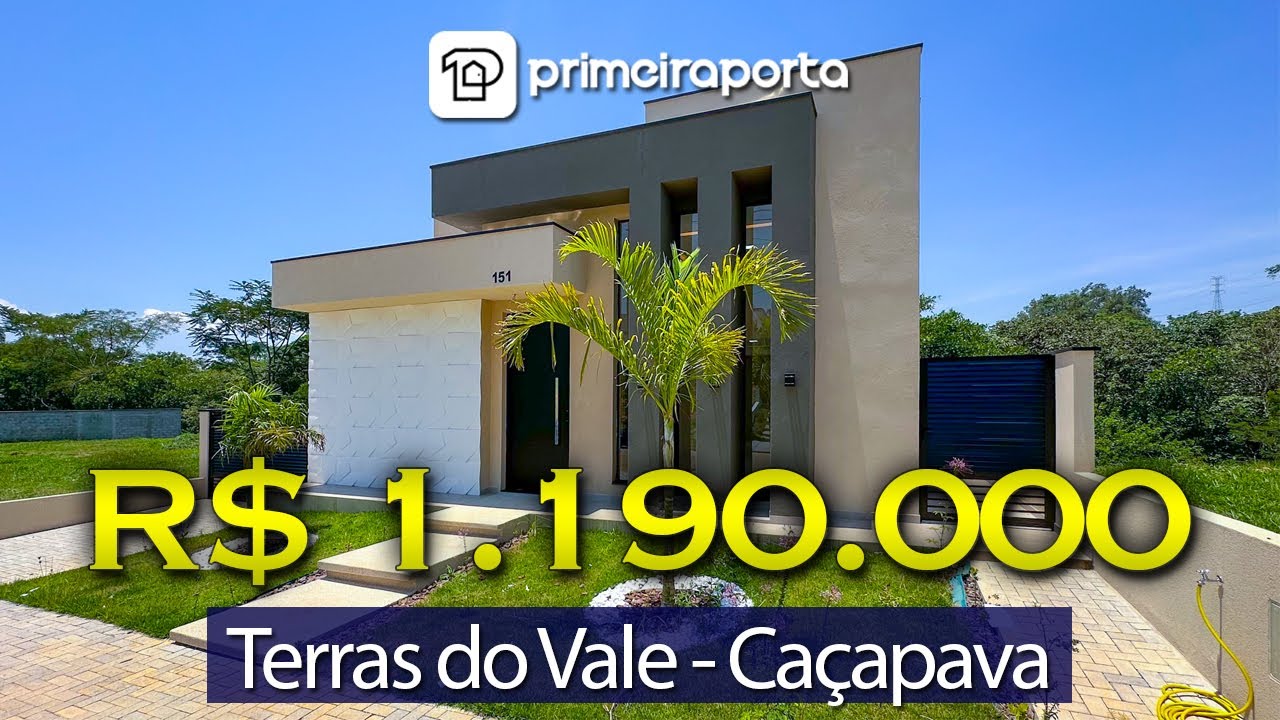 Terras do Vale, Caçapava - Casa Térrea com excelente aproveitamento de espaços, 3 Suítes, excelente!