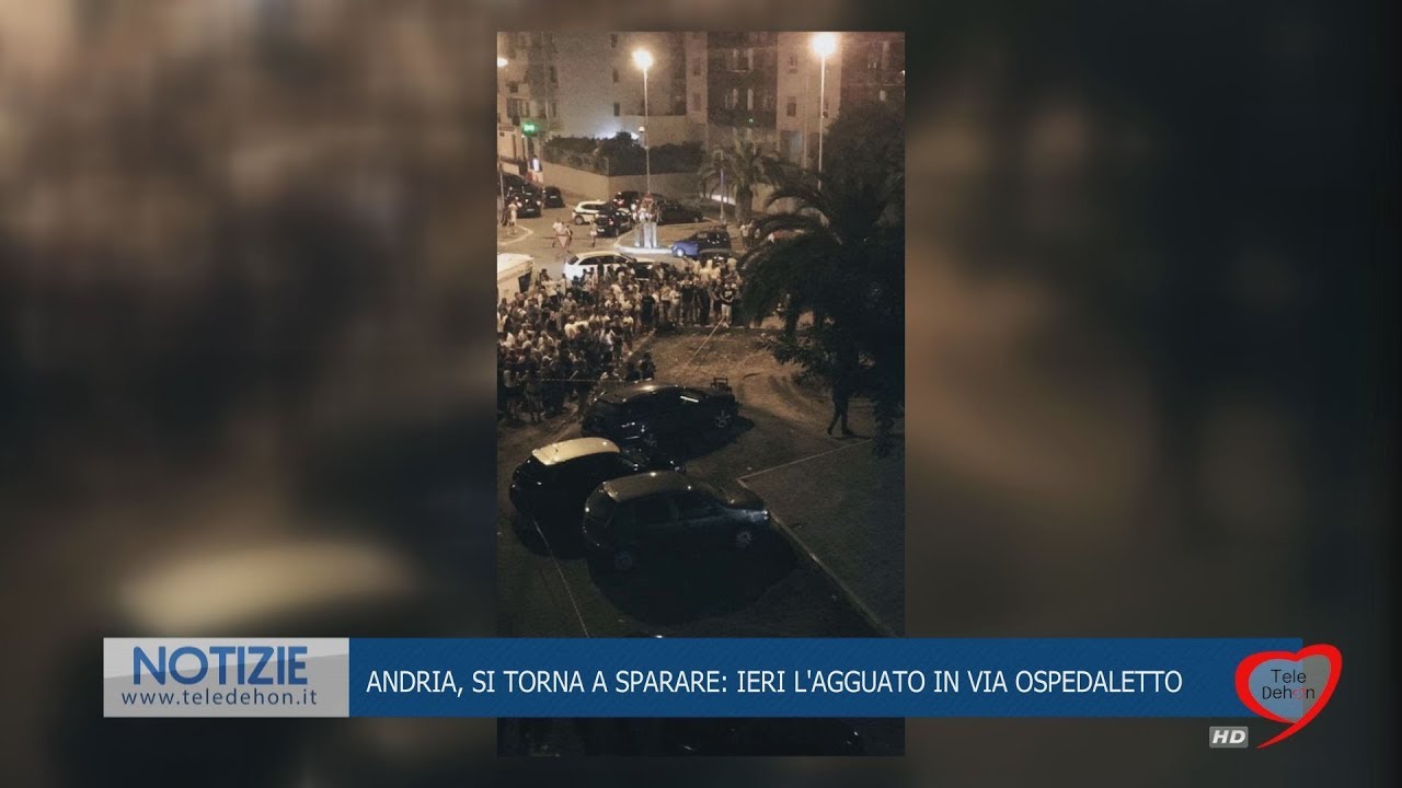 ANDRIA, SI TORNA A SPARARE: IERI L'AGGUATO IN VIA OSPEDALETTO