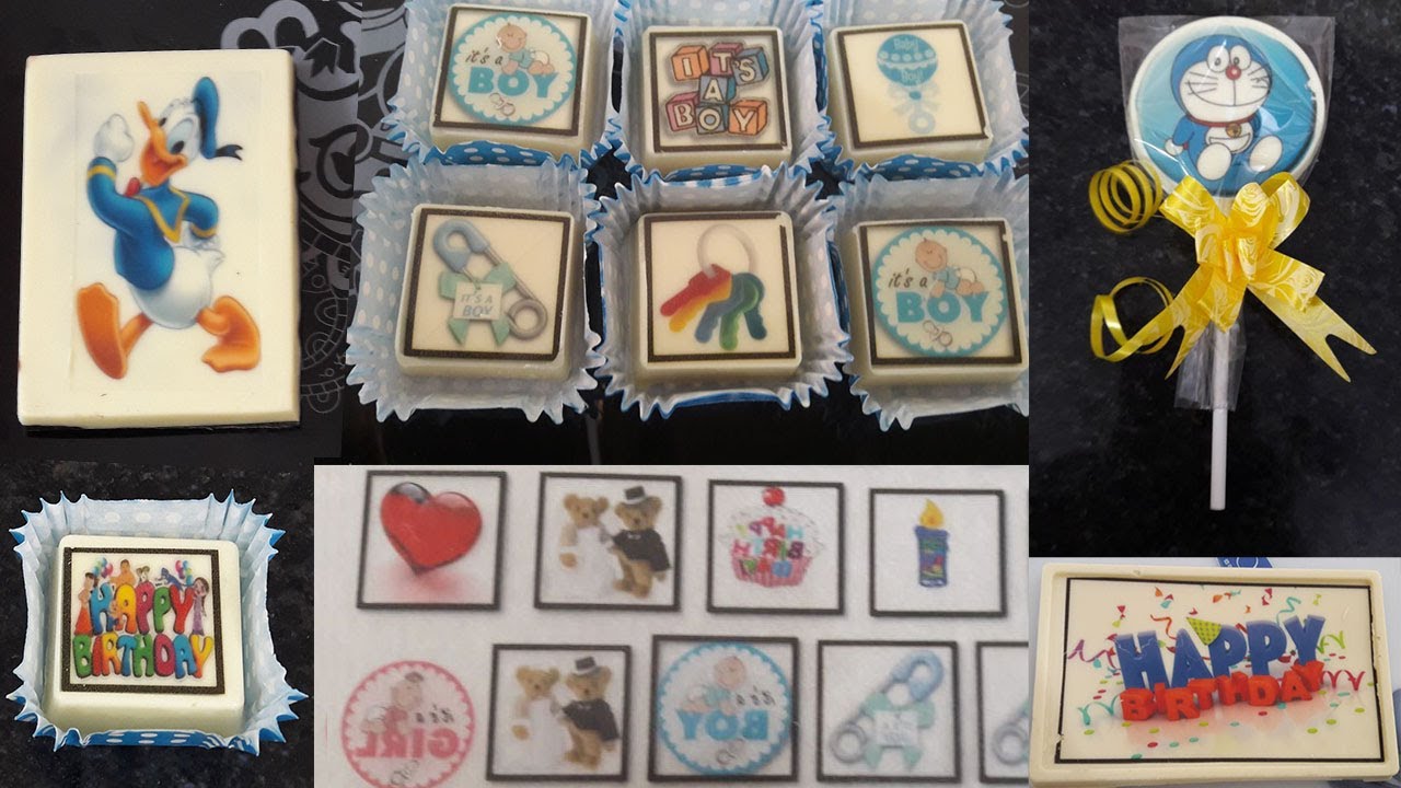 How To Make Photo Chocolates In Plastic Moulds | Only in 5 Mins | Easy Way | DIY
