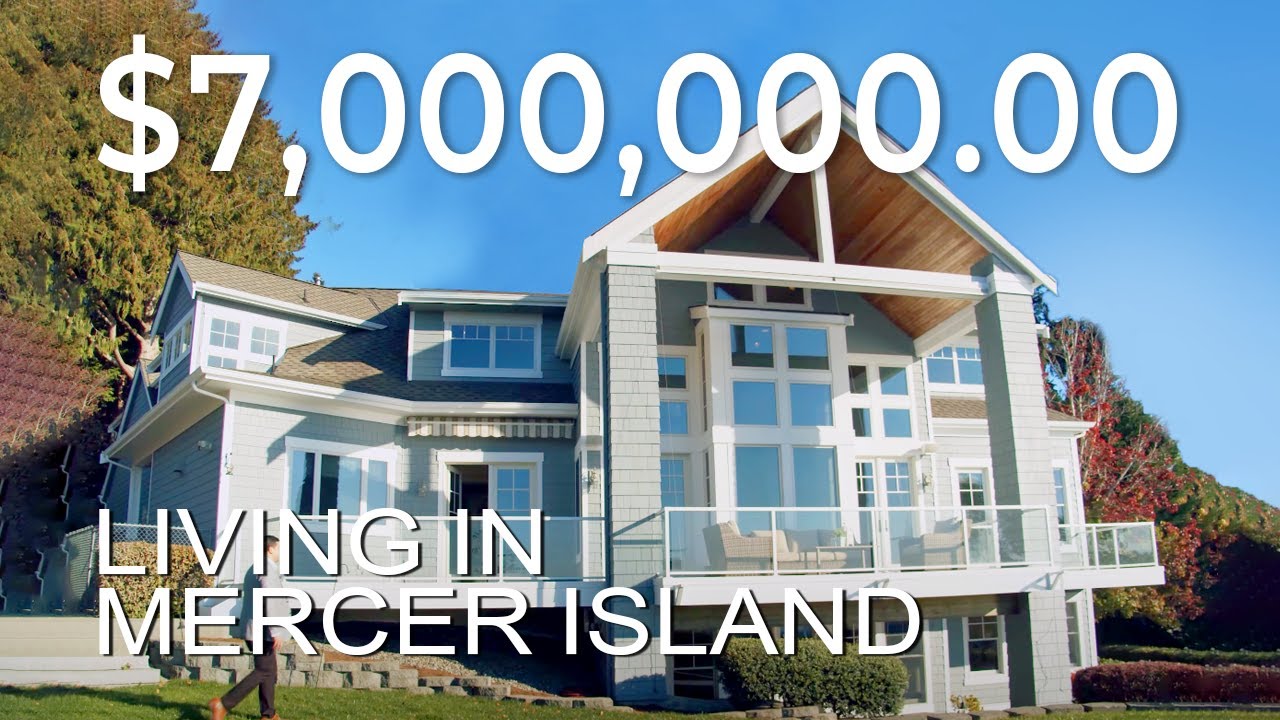 Inside a $7M Waterfront Contemporary Home In Mercer Island WA #mercerislandrealestate