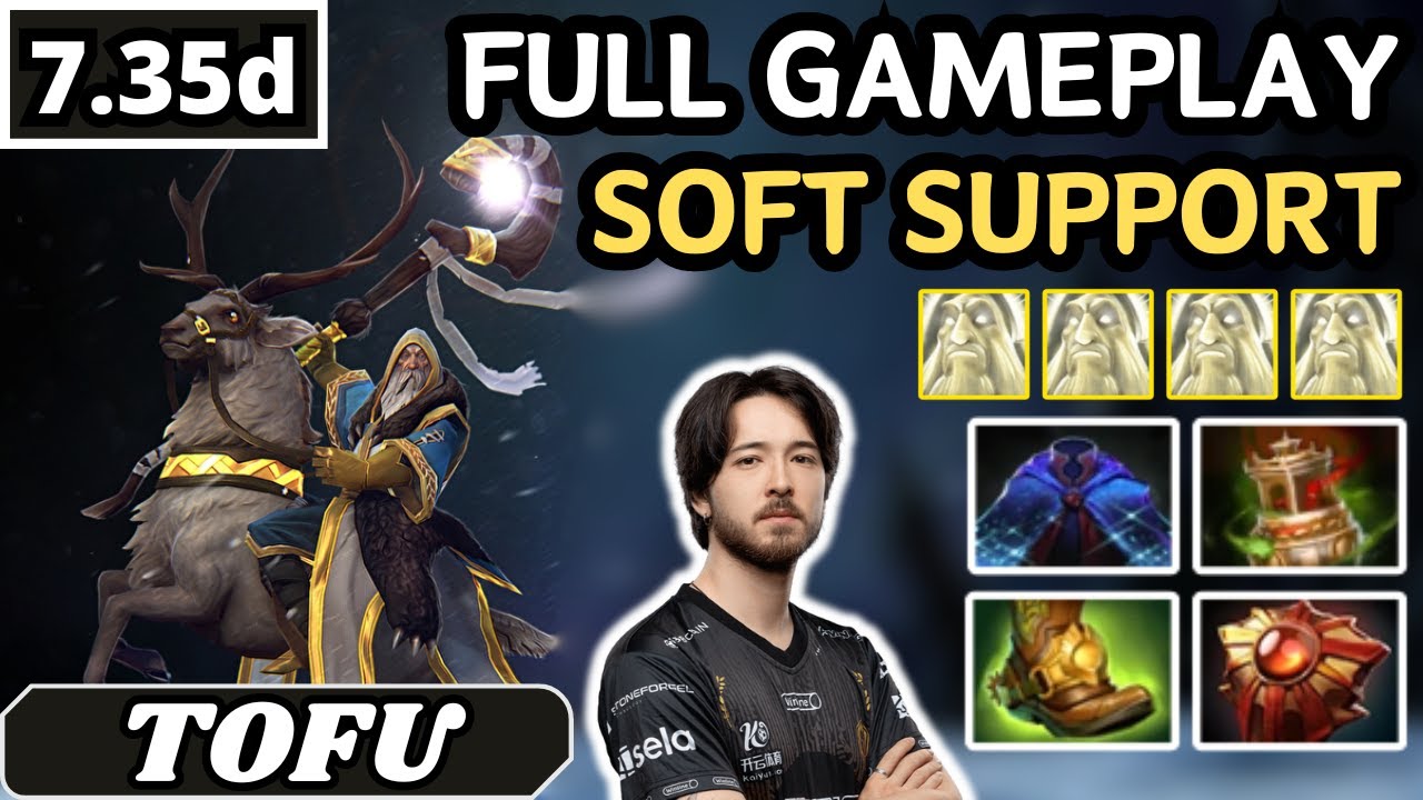 12700 AVG MMR - Tofu KEEPER OF THE LIGHT Soft Support Gameplay - Dota 2 Full Match Gameplay