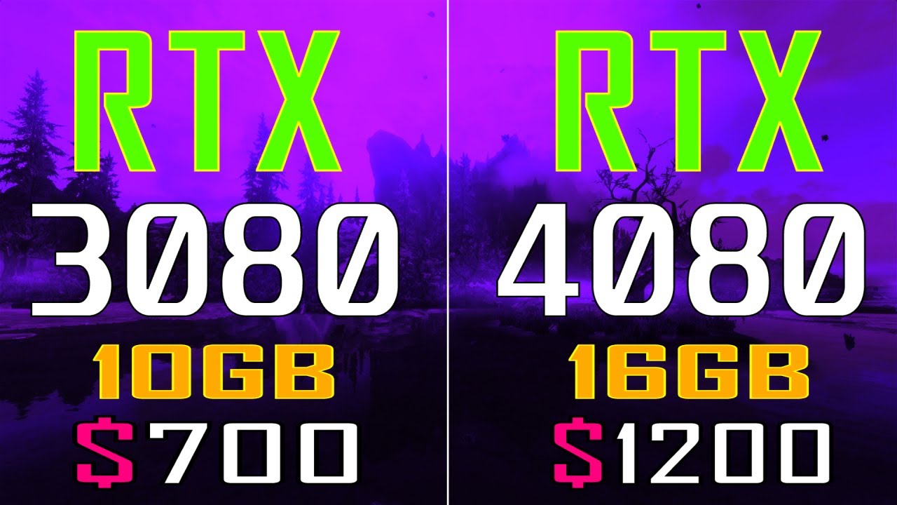 RTX 3080 @10GB (2020) vs RTX 4080 @16GB (20202) // PC GAMES BENCHMARK TEST //