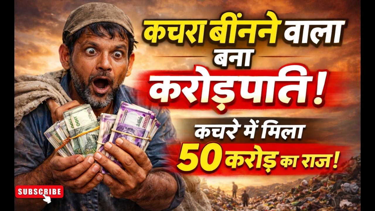 कचरे में मिला 50 करोड़ का राज! कचरा बीनने वाला बना करोड़पति | Emotional Story