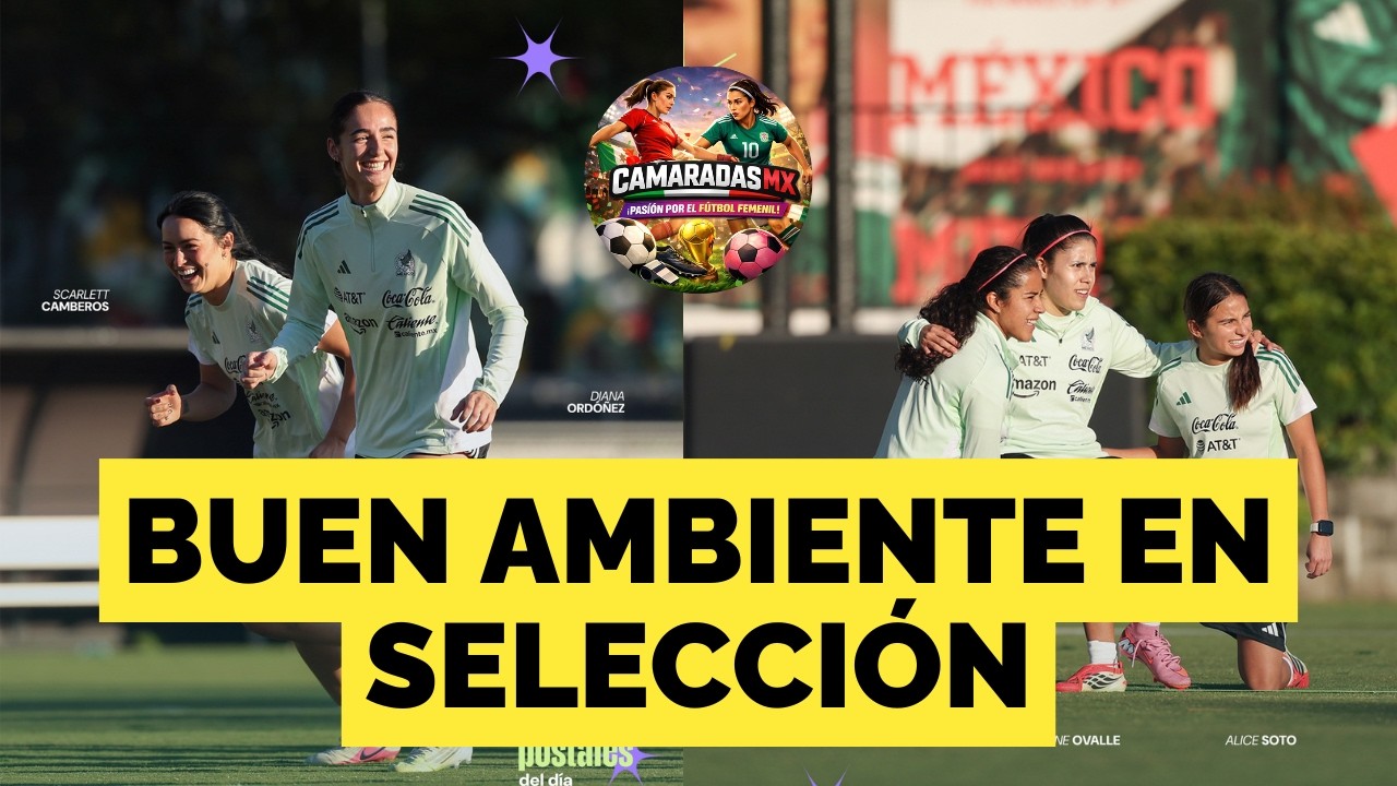 🚨SELECCIÓN MEXICANA FEMENIL ya entrena para partido vs SANTA LUCÍA