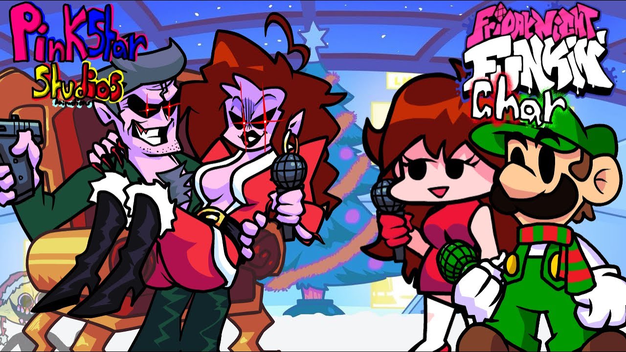 Todos los covers del episodio navideño || FNF Char Especial Navideño 🎄🎆