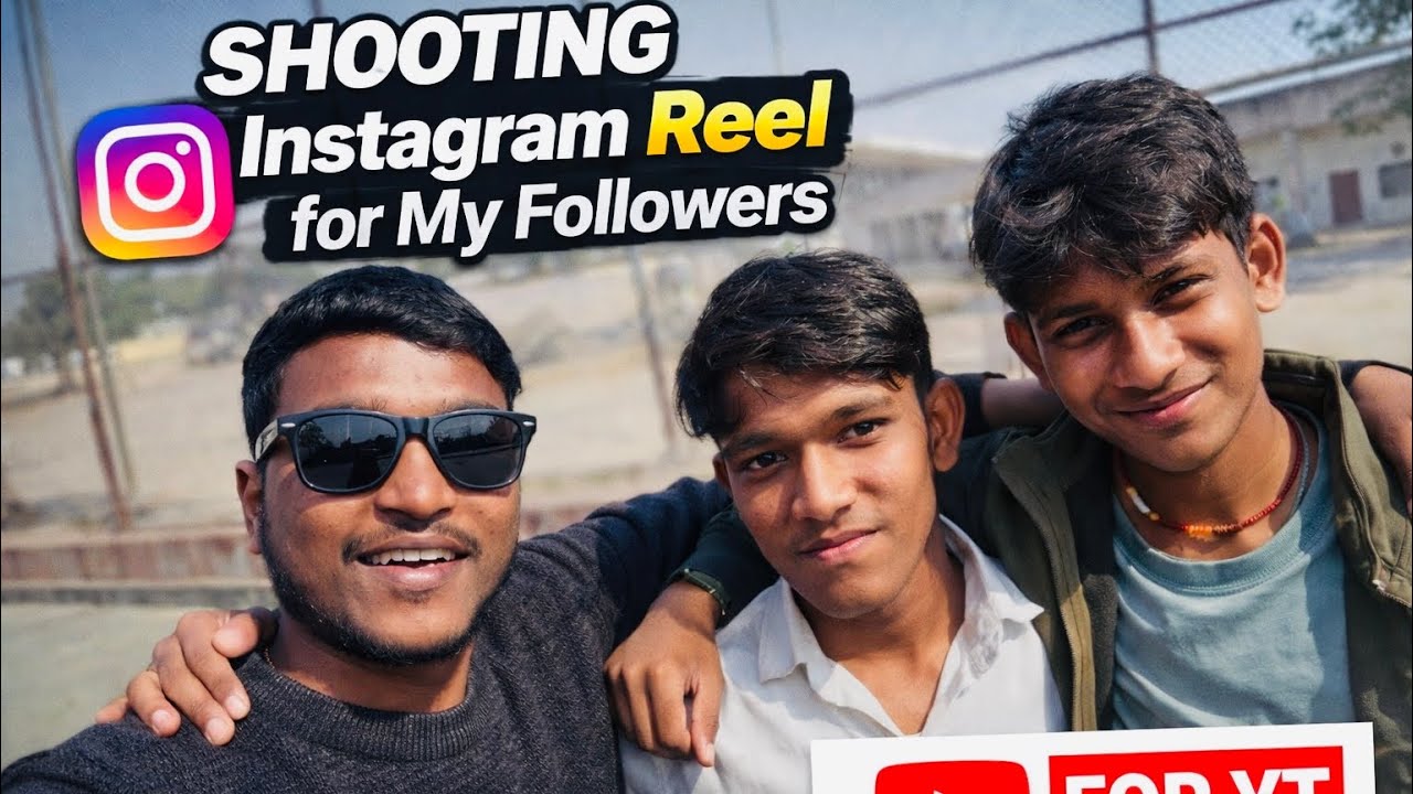 Shooting Instagram Reel Of My Followers Because they Subscribed ❤️😍.