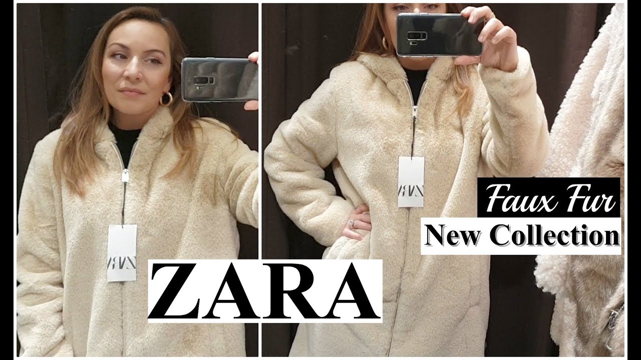 ZARA FAUX FUR COATS WINTER 2019 NEW COLLECTION/SHOW & TRY ON