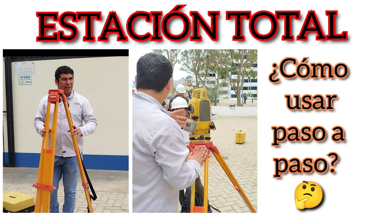 APRENDE A USAR LA ESTACI&Oacute;N TOTAL PASO A PASO CON EL INGENIERO JERRY