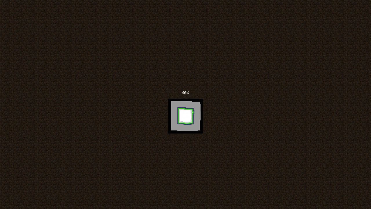 minecraft java: world loading screen