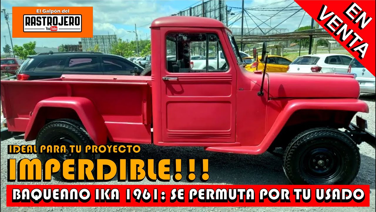 SE VENDE IMPERDIBLE BAQUEANO IKA, TOMAN TU USADO, ES PARA VOS!!!