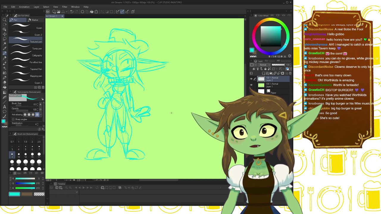 [Vtuber] Come on join the Goblin Circus! [Art 1]