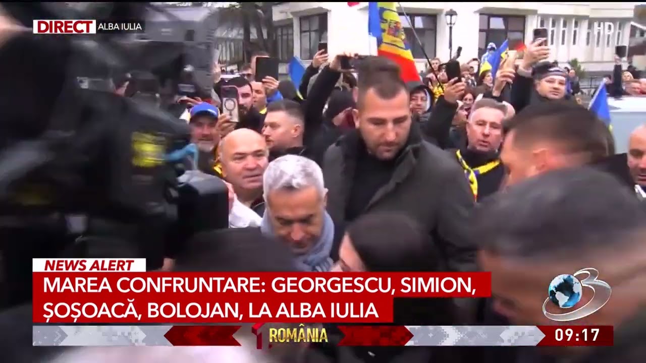 Călin Georgescu a &icirc;nt&acirc;rziat la marșul de la Alba Iulia