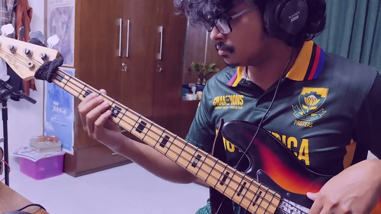 Toto - Hold the Line (Bass Cover)