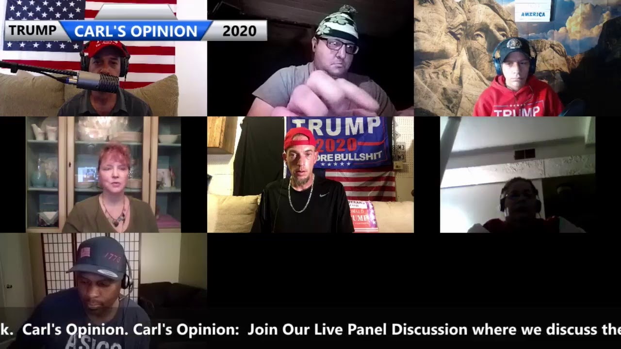 TRUMP 2020  Live Panel Show / Call In Show