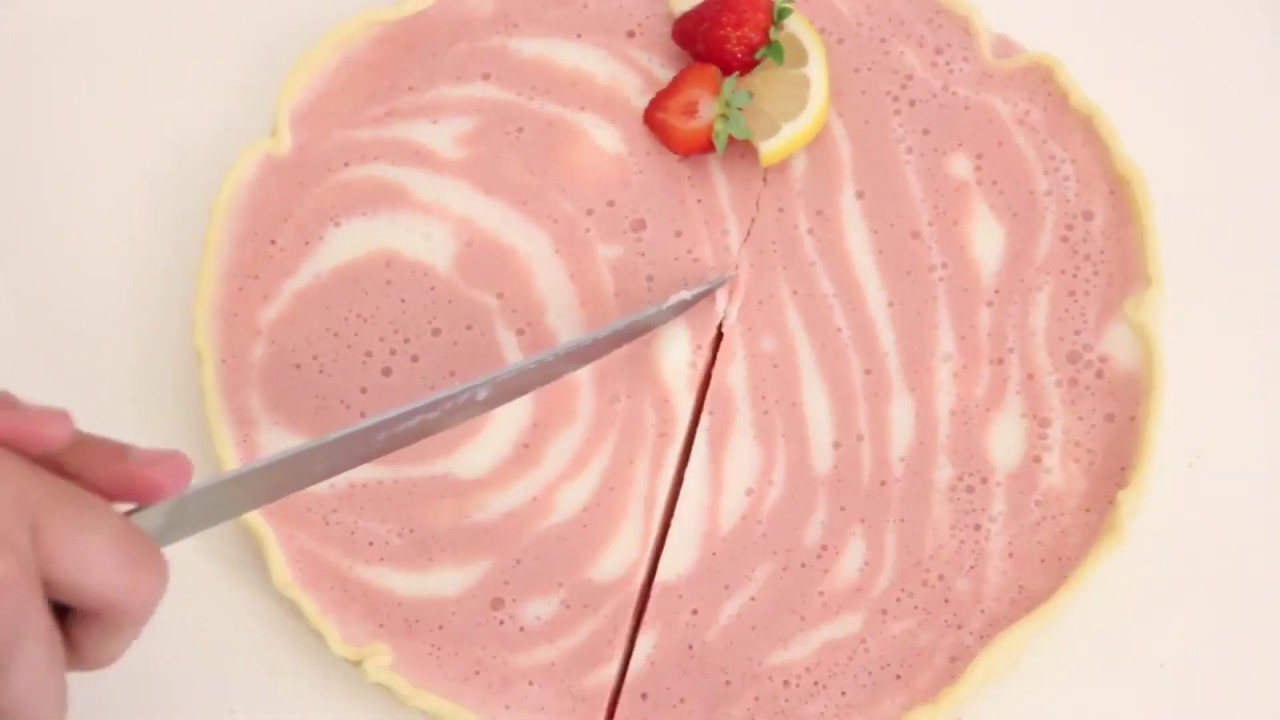 Tarte Glac&eacute;e au Citron et &agrave; la Fraise