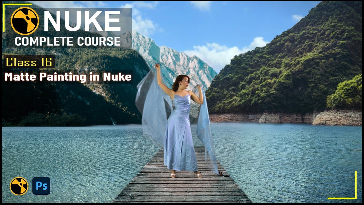 Matte Painting in Nuke | Matte Painting with Nuke & Photoshop | Nuke Complete Course  | Class - 16