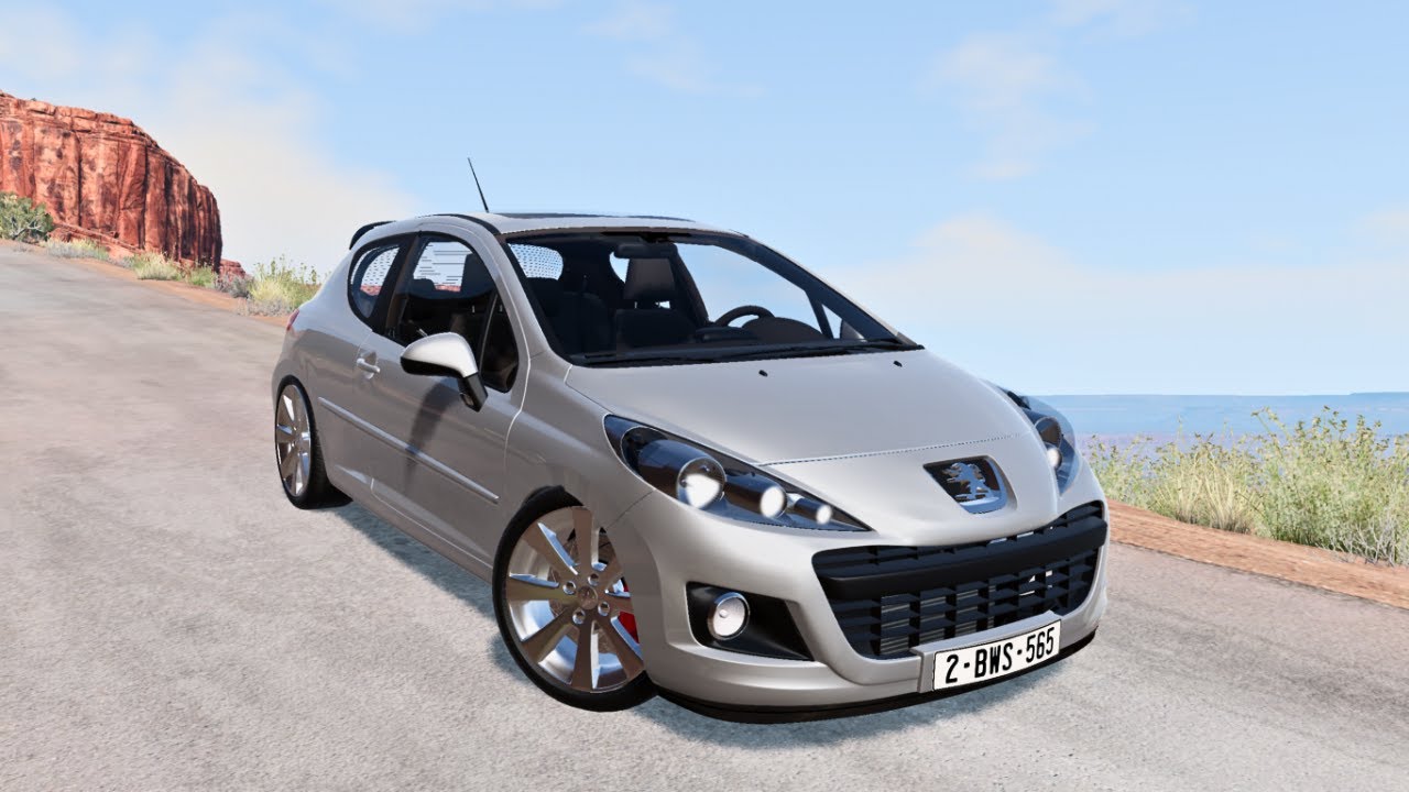 Peugeot 207 RC - BeamNG drive gameplay