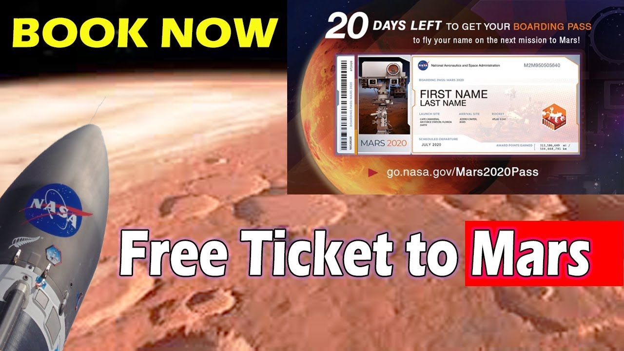 Send your name to space | mars mission 2020 | send your name to mars nasa