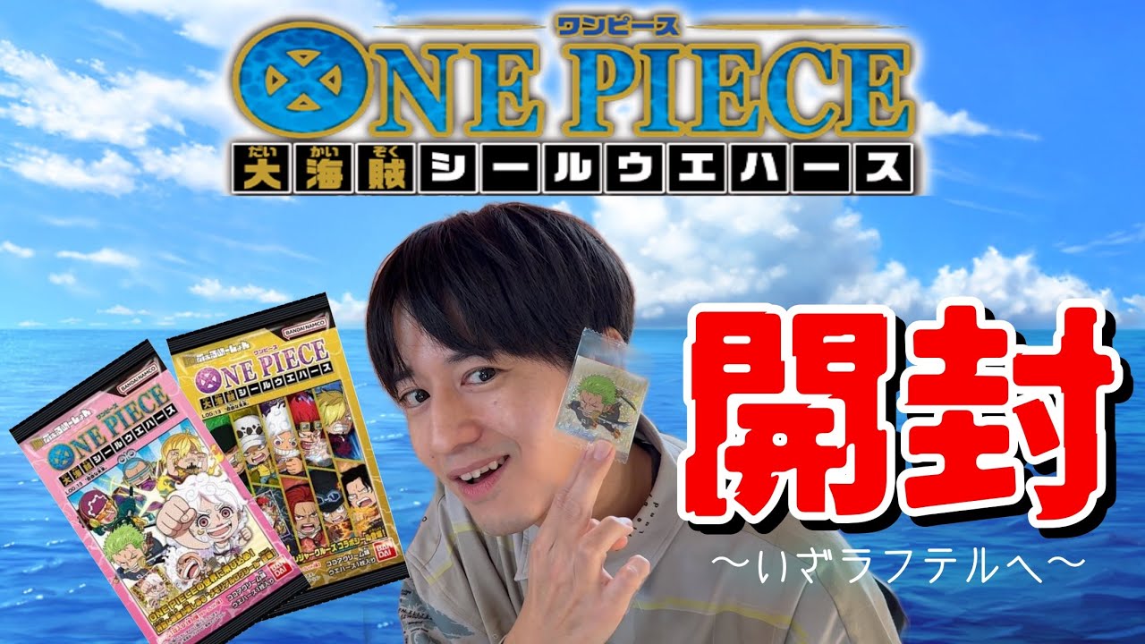 【開封】ダブダブの実を食べた男とラフテルを目指す【大海賊ウエハース】【ワンピース】