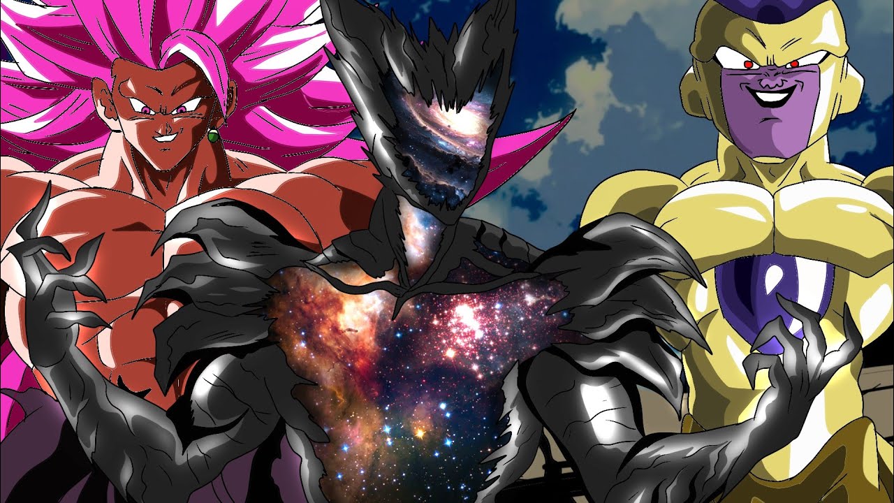 Cosmic Garou vs Golden Frieza vs Goku Black Fan Animation Part 2