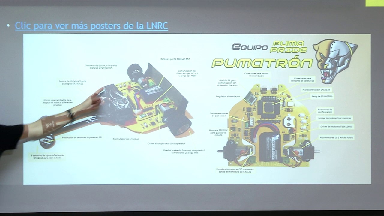 Pumatrón, detalles de un robot de Carreras (Malakabot 2017)