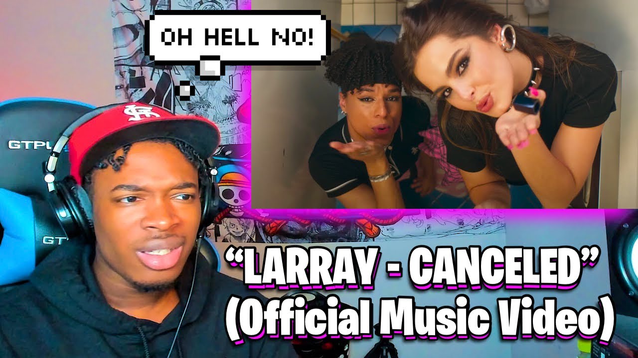 LARRAY MUST BE STOPPED! Larray - Cancelled (Official Music Video) | REACTION!