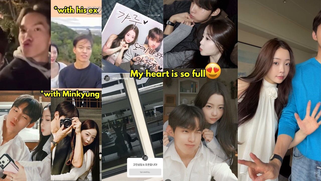 Minkyung on her IG with her boyfriend Seungyong on their trip to Okinawa, Japan! 🥹&hearts;️✨ #TransitLove4