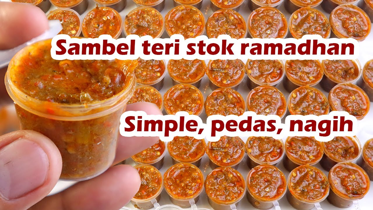 SEPELE BANGET !! CUMA BIKIN STOK SAMBEL TERI DOANG, TAPI BISA BIKIN MAKAN TAMBO CIEK DAA..