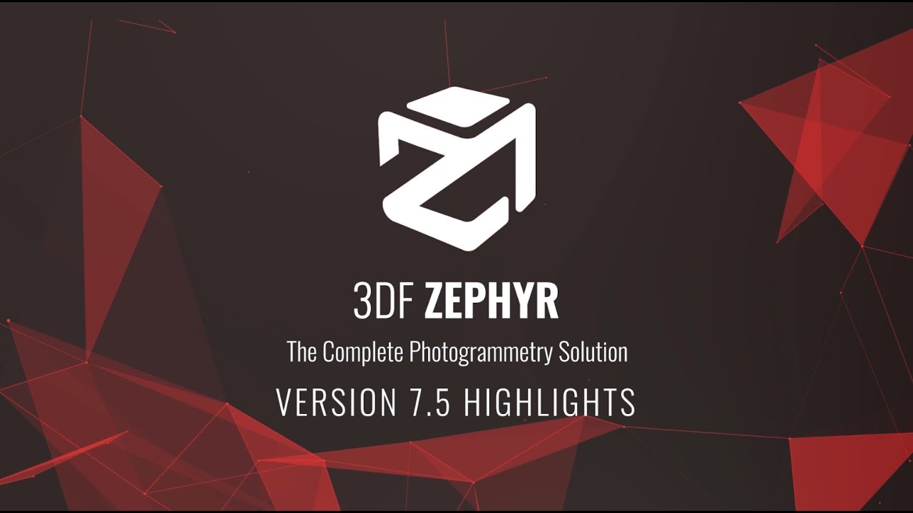 3DF Zephyr 7.5 new features highlight