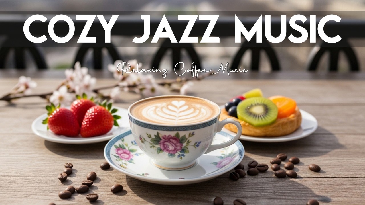 Cozy Jazz Music ☕ Morning Bossa Nova background for Studying, Working & Relaxing