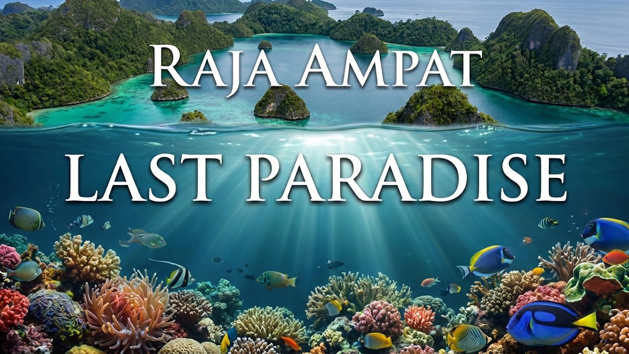Raja Ampat West Papua, The Last Paradise of Coral Reefs 4K