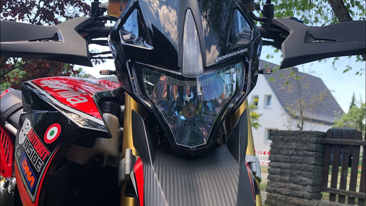 Italienische Woche mit der Aprilia Dorsoduro 1200 Mivv Auspuff Soundcheck mit u. ohne DB Killer