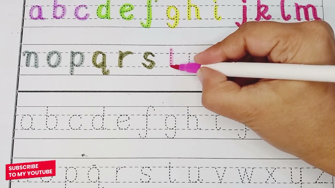 How to learn and write alphabet small atoz ||@AyatABCStudio|| alphabet
