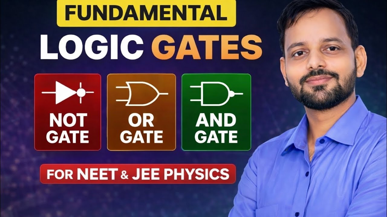 Fundamental logic gate not gate,or gate & and gate semiconductor physics for neet & jee exam🔥🔥