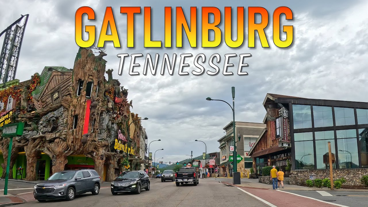 Gatlinburg Tennessee Driving Through