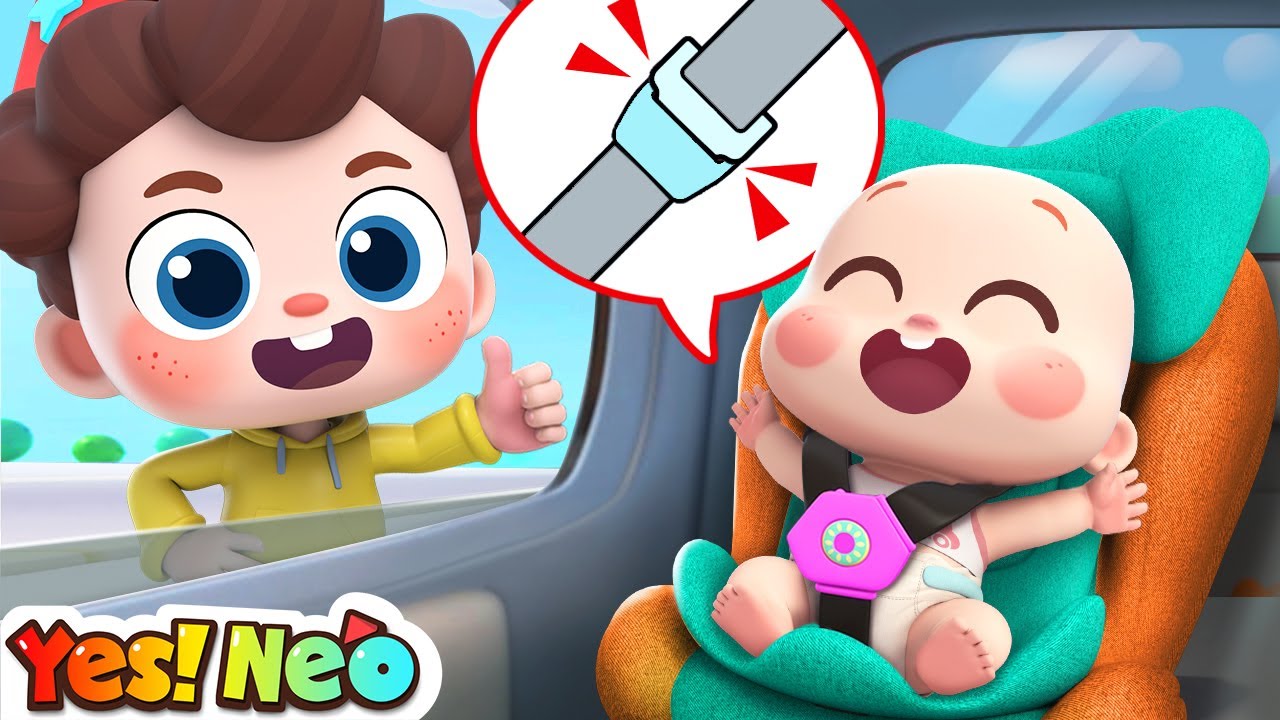 Let's Buckle Up | Newborn Baby | Car Safety Song | Nursery Rhymes & Kids Songs | Yes! Neo