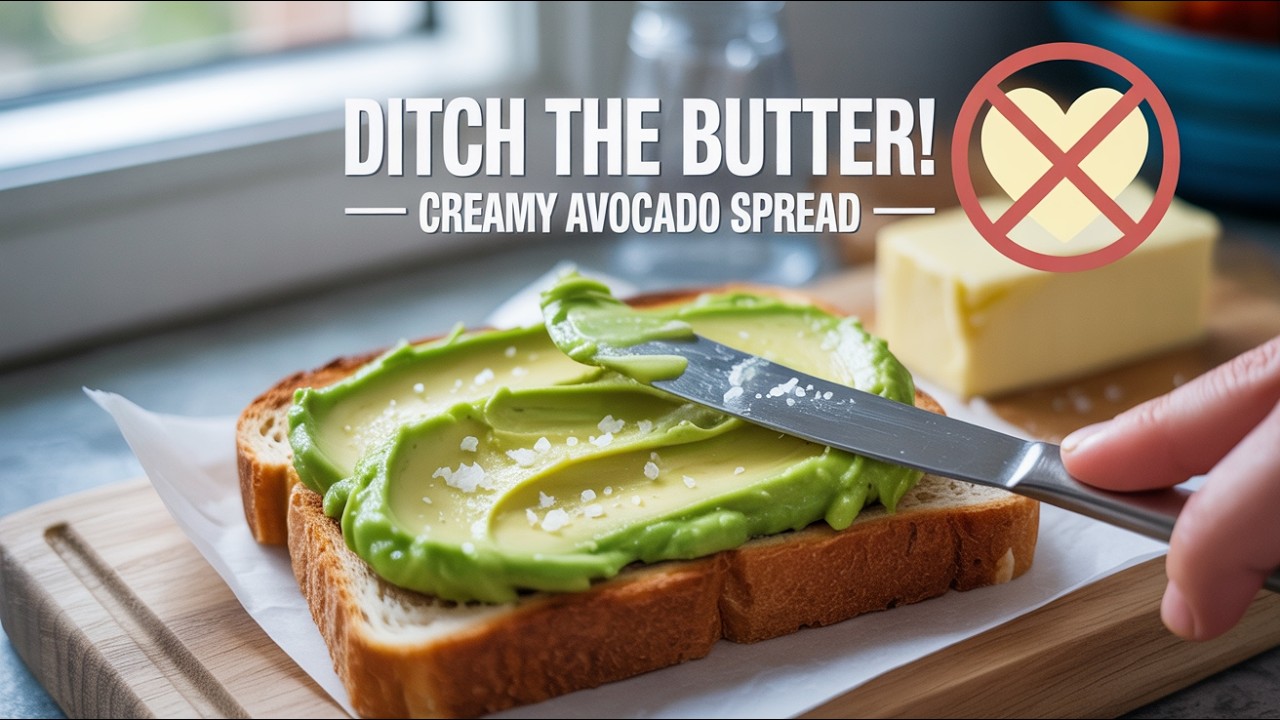 Ditch the Butter: The Creamy Avocado Spread That Loves Your Heart.