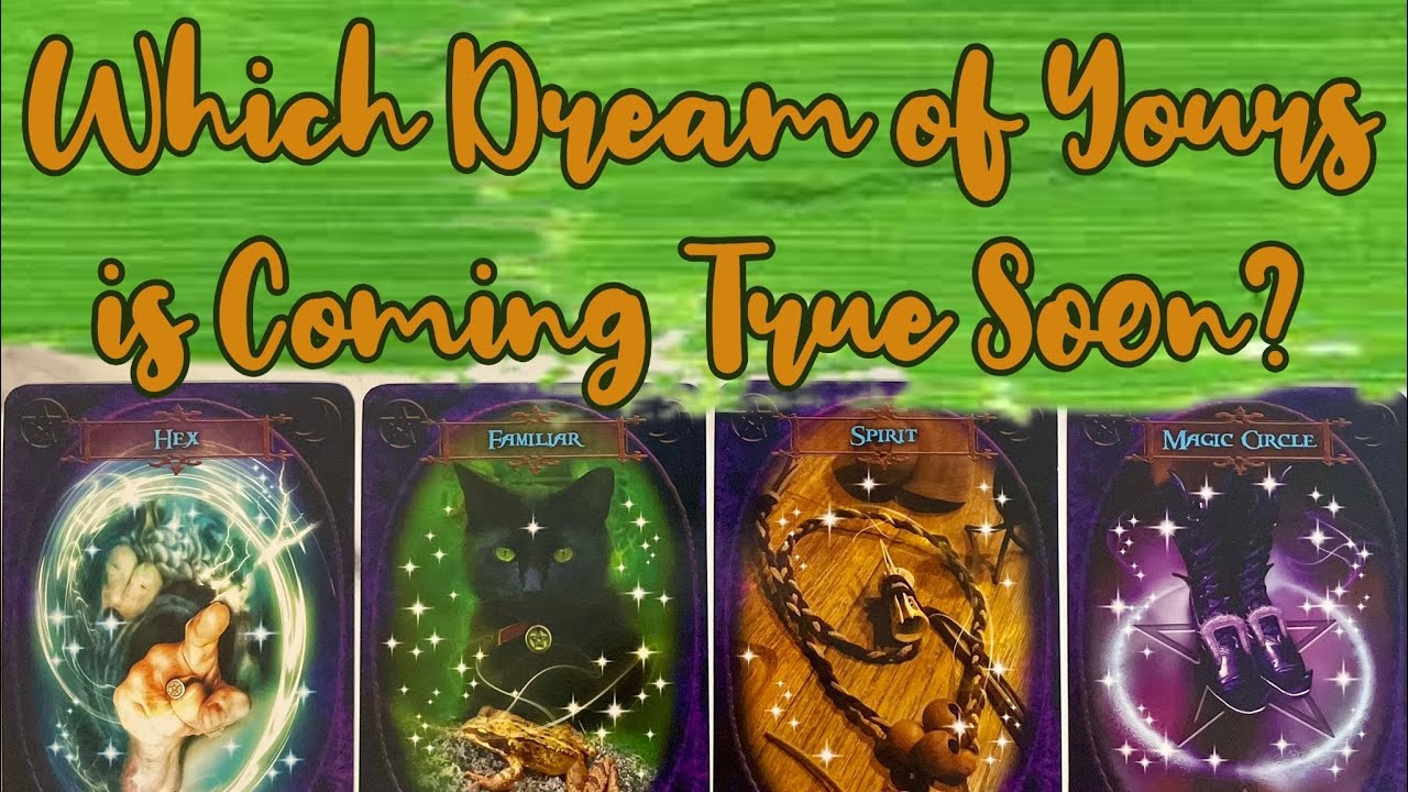 PICK A CARD 🧞‍♀️ Which Dream of Yours is Coming True Soon? 💫 | Half Magic Tarot